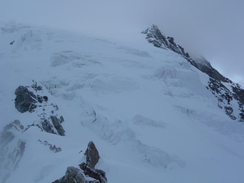 Cabane des vignettes : glacier "sans nom" juste en face de la cabane