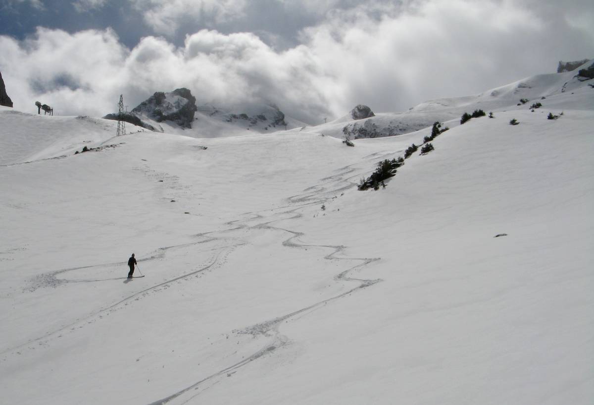 #8 combe de la Torchère : ... puis à de la neige un peu humide mais bien agréable combe de la Torchère : ... puis à de la neige un peu humide mais bien agréable