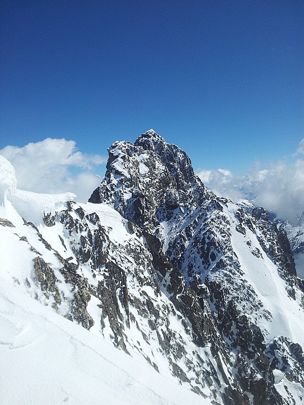#7 grand pic : Le grand pic bien enneigé...On est pas prêt d grand pic : Le grand pic bien enneigé...On est pas prêt d'y aller cet été faire de l'escalade!!!