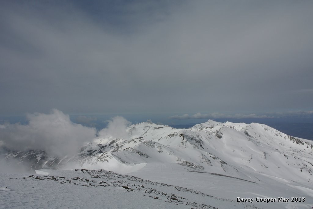 #5 L L'enneigement vers le Cerro del Caballo.