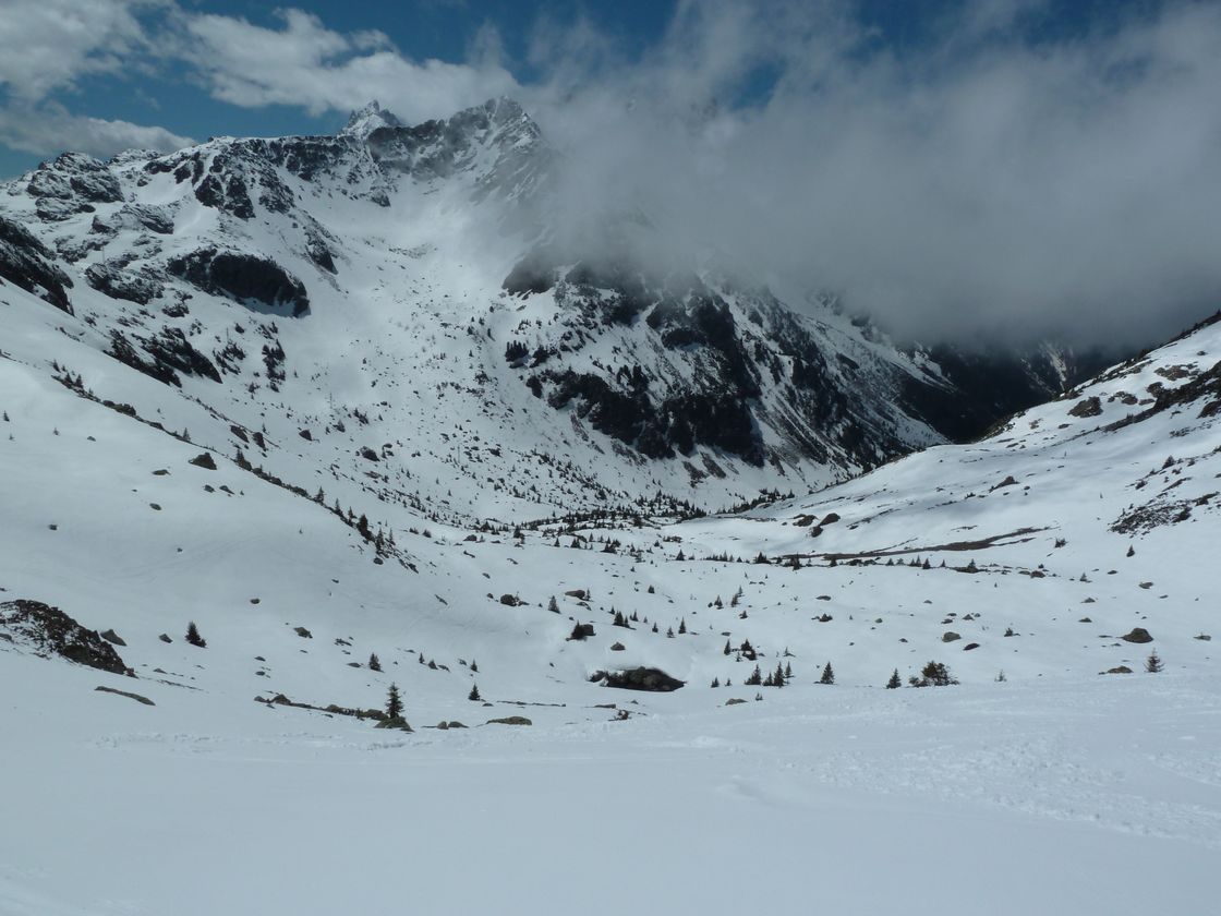 #25 Dent du Pra-Cime de la Jasse : Vallon du Vénétier. Un bel enneigement n Dent du Pra-Cime de la Jasse : Vallon du Vénétier. Un bel enneigement n'est-ce pas ?
