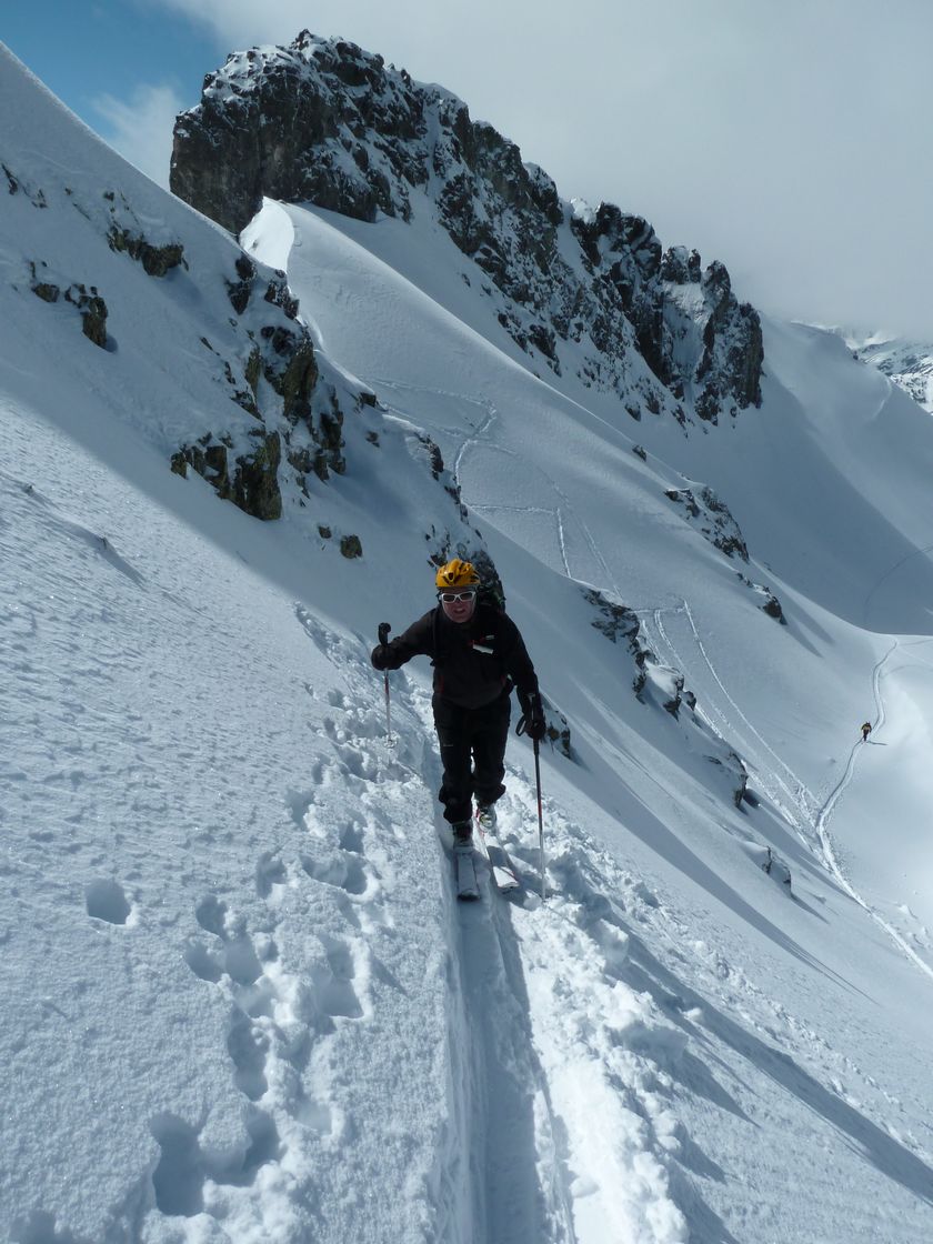 #12 Dent du Pra-Cime de la Jasse : Sous le sommet de la dent du Pra Dent du Pra-Cime de la Jasse : Sous le sommet de la dent du Pra