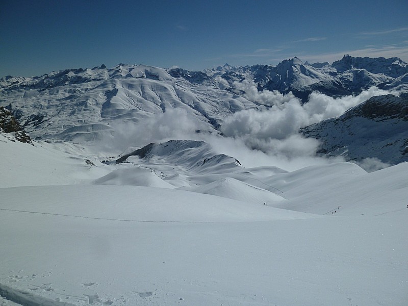 #3 depuis le sommet : joli coup de peinture blanche depuis le sommet : joli coup de peinture blanche