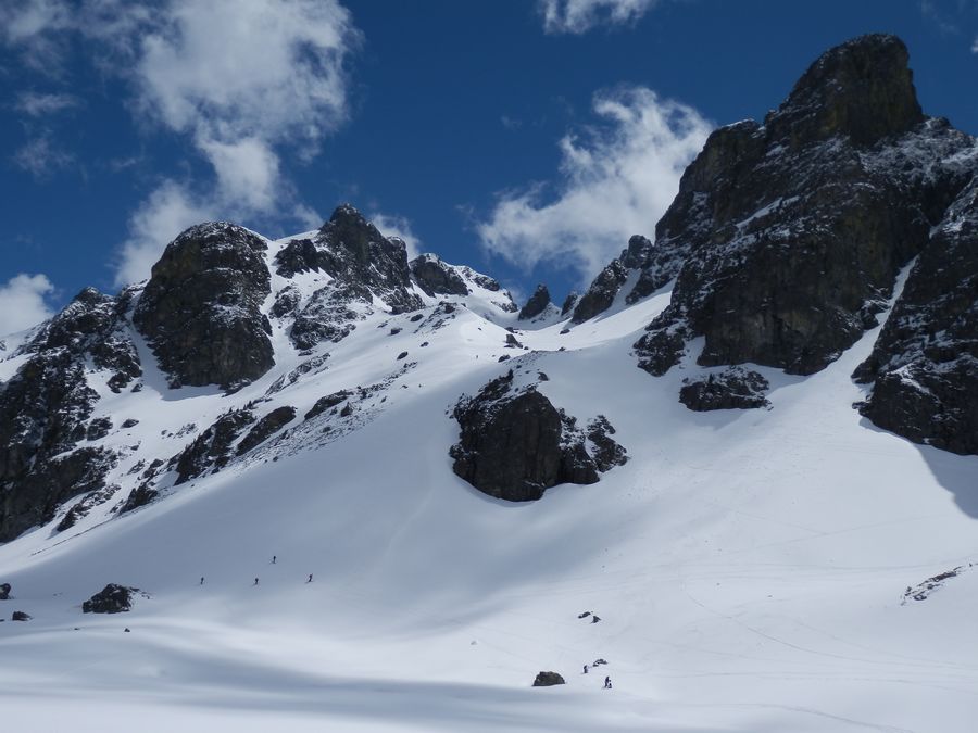 #13 Vers Sorbier : Très bonne neige sur cette face Vers Sorbier : Très bonne neige sur cette face