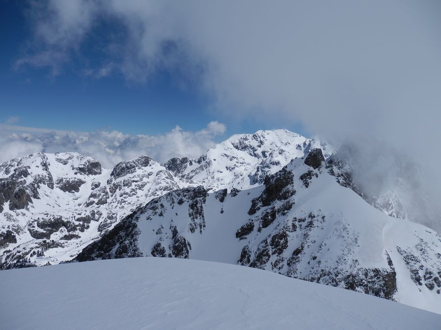 #11 Sommet Pointe de Vaudaine : Vue sur Grandes Lances de Domène, notre objectif la semaine passée avec Didier et Sama-Lau Sommet Pointe de Vaudaine : Vue sur Grandes Lances de Domène, notre objectif la semaine passée avec Didier et Sama-Lau
