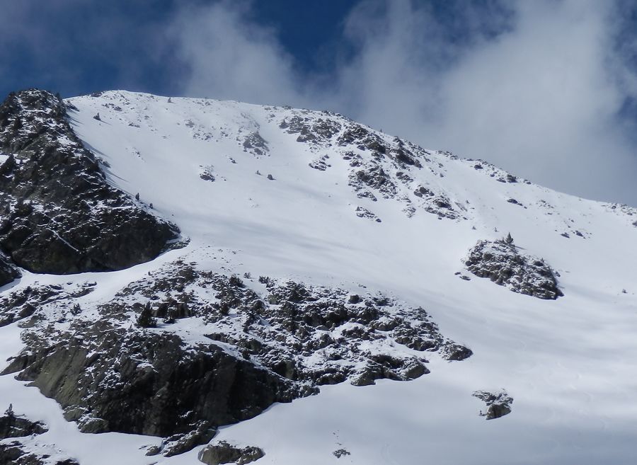 #4 Coup d Coup d'oeil dans le rétro : Très bonne neige pour ma descente du sommet de la Botte