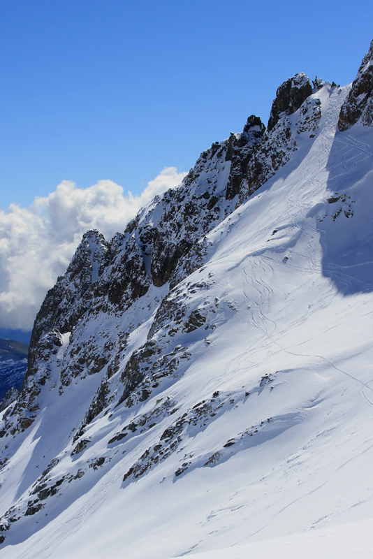 #5 Aiguilles de l Aiguilles de l'Argentière : Brèche du chien, déjà bien ravagée