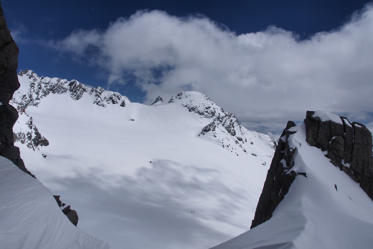 #10 Du sommet : Le glacier de Chavière. Du sommet : Le glacier de Chavière.