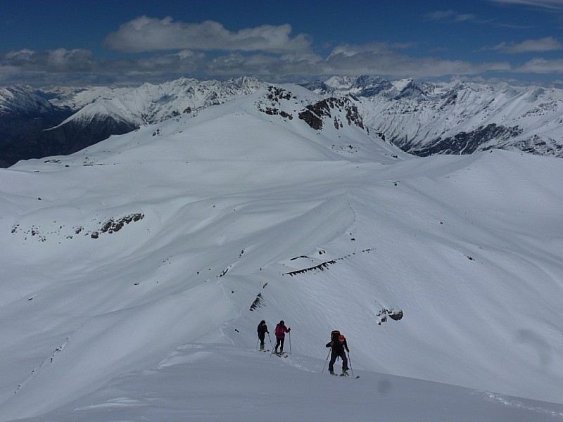 #2 Crête sommitale : skiable jusqu Crête sommitale : skiable jusqu'au sommet