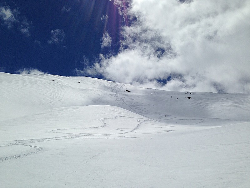 #3 Descente : Excellent sous le sommet ! Descente : Excellent sous le sommet !