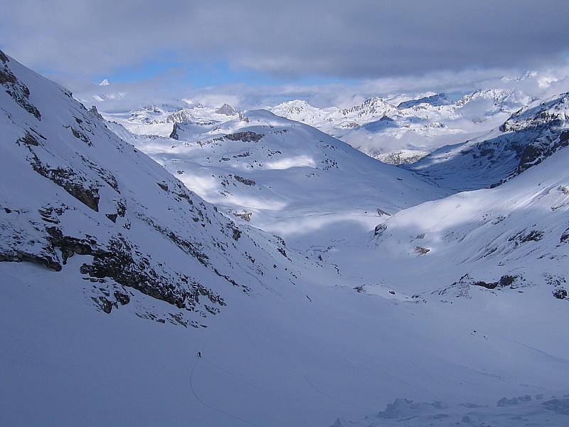 #2 Combe N.W : Neige crouté fin. Combe N.W : Neige crouté fin.