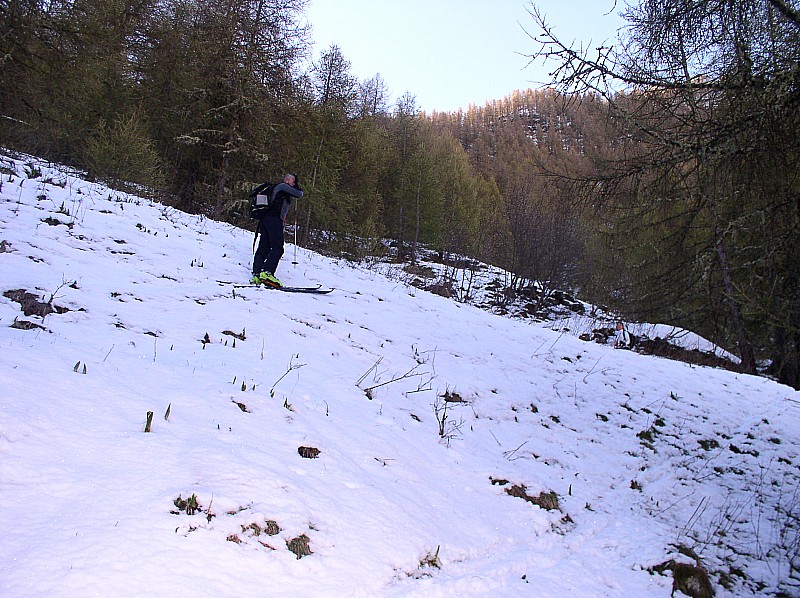 #1 départ : neige superficielle portant départ : neige superficielle portant