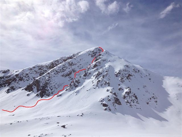 #1 Pic del port de fontnegra : couloir NW Pic del port de fontnegra : couloir NW