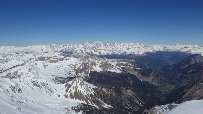 #7 vue bien dégagée sur le massif des Ecrins. vue bien dégagée sur le massif des Ecrins.