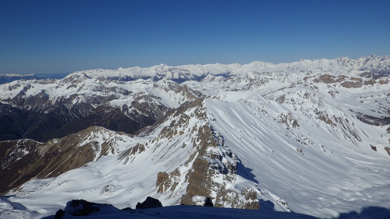 #4 vue sur la crête des Oules et Côte Belle. vue sur la crête des Oules et Côte Belle.
