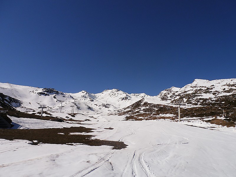 #1 Val Thorens : Départ du parking Val Thorens : Départ du parking