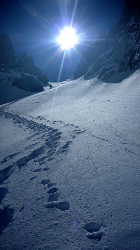 #8 couloir NW : grimpette couloir NW : grimpette