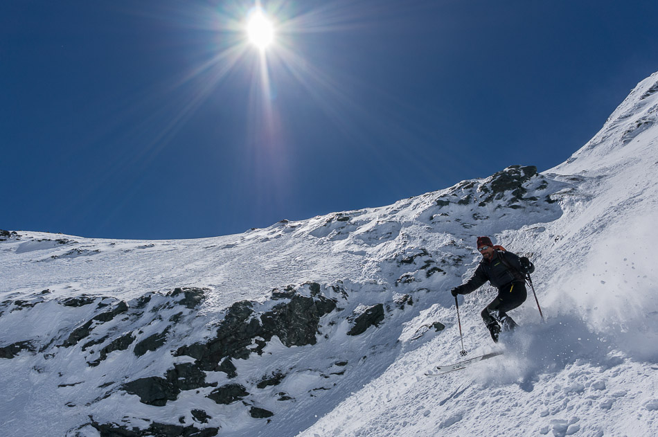 dans le bas : quelques rochers mais le remplissage est excellent