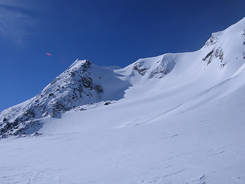 Glacier du Gd Col : Pas de glace et bien recouvert!!!