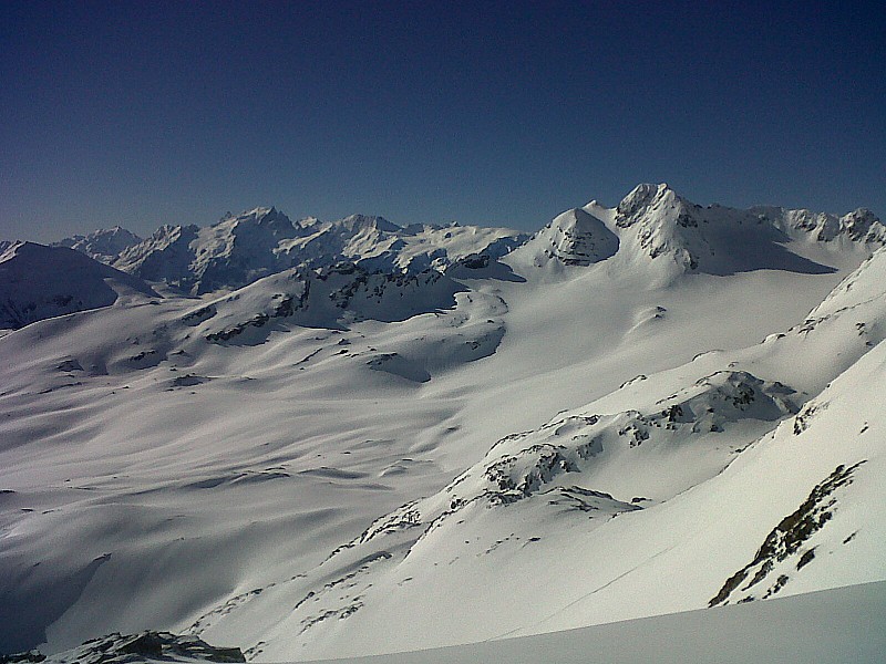 #2 Aiguille Noire : Le panorama depuis le sommet de l Aiguille Noire : Le panorama depuis le sommet de l'Aiguille Noire est saisissant sur la Meije, Mt Blanc, Belledonne ...