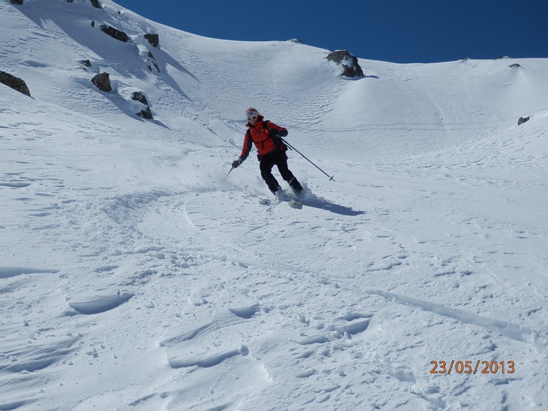 #12 Première descente : De bonnes portions agréables à skier Première descente : De bonnes portions agréables à skier