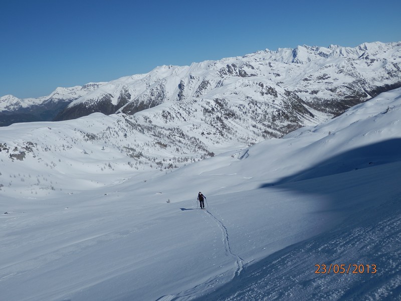 #3 En cours d En cours d'ascension : Bel enneigement vers la Haute Tinée
