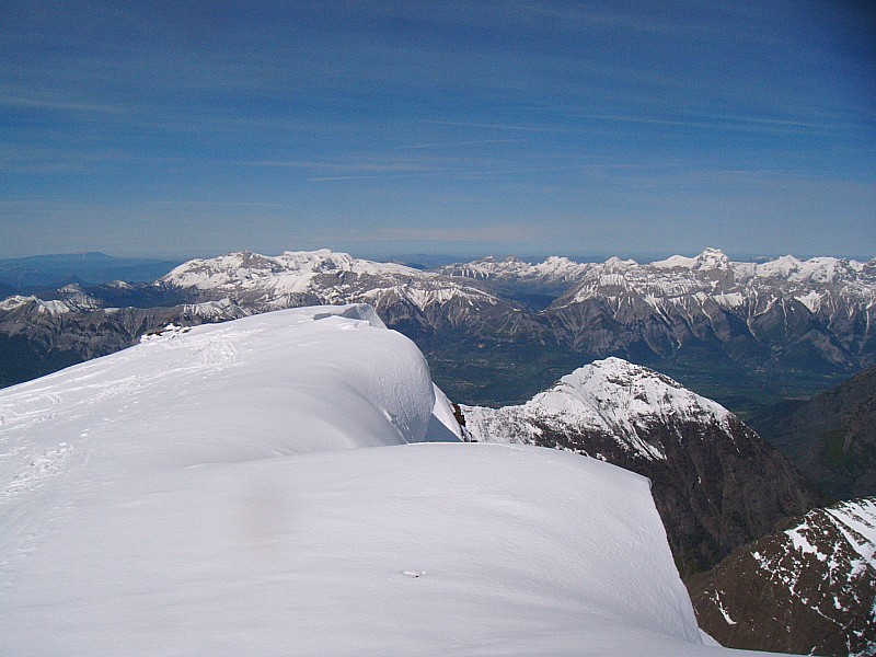#3 vers l vers l'ouest : vue vers le devoluy jusqu'au ventoux..