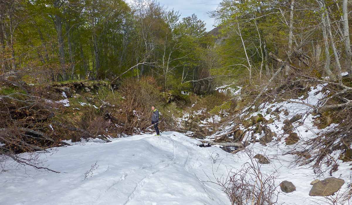 #9 fin de couloir : une vieille coulée fait notre affaire. fin de couloir : une vieille coulée fait notre affaire.