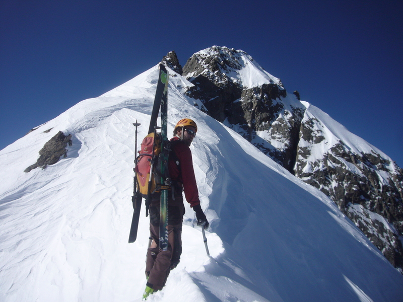 #7 Pic des Aupillous : Et non, ce qu Pic des Aupillous : Et non, ce qu'on voyait d'en bas n'est que l'antécime... peu probable que ça passe, on s'arrêtera là !