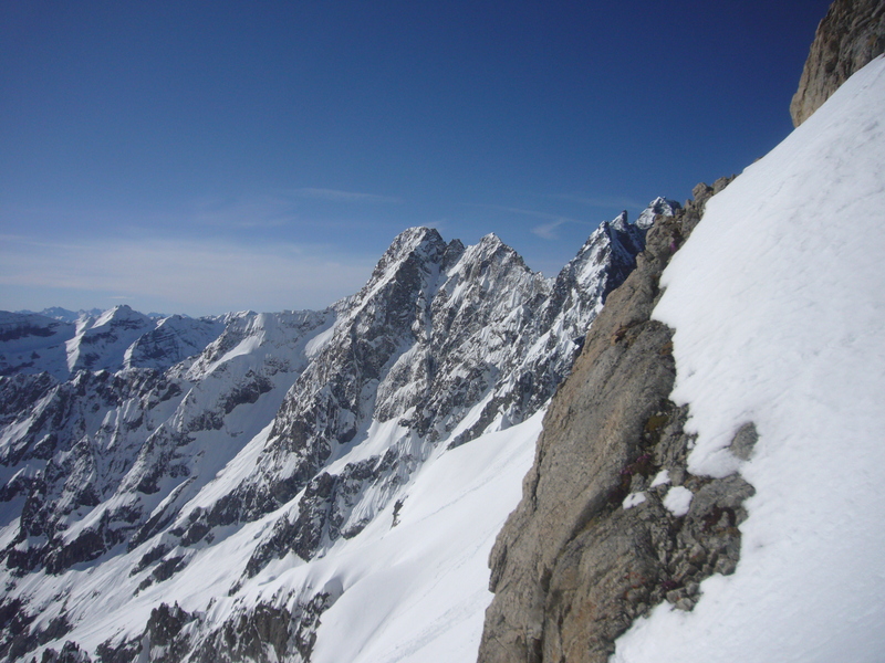 #5 Pic des Aupillous : Petit coup d Pic des Aupillous : Petit coup d'oeil dans le rétro, on voit même des fleurs !