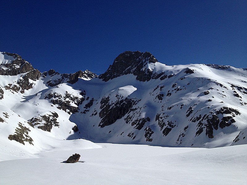 #15 Lac Long : Cime de la Malédie. Lac Long : Cime de la Malédie.
