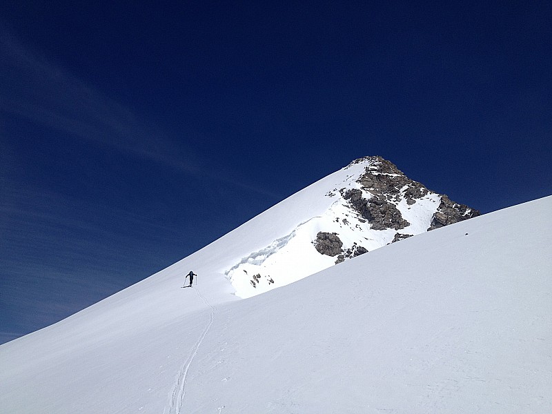 #7 Gérard : en approche de la cime Cabret. Gérard : en approche de la cime Cabret.