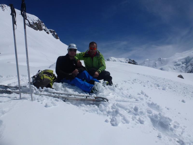 #13 Aiguille de la Bérangère : l Aiguille de la Bérangère : l'equipe du jour