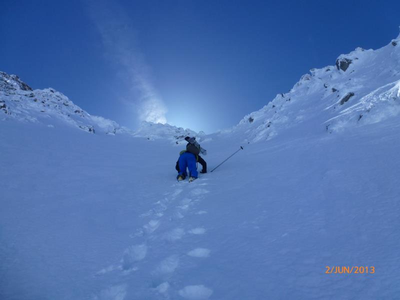 #7 Aiguille de la Bérangère : la sortie est proche, les rochers sont en sorbet ! Aiguille de la Bérangère : la sortie est proche, les rochers sont en sorbet !