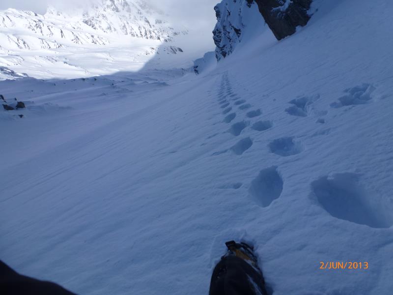 #6 Aiguille de la Bérangère : traçage de Mars, en Juin ! Aiguille de la Bérangère : traçage de Mars, en Juin !