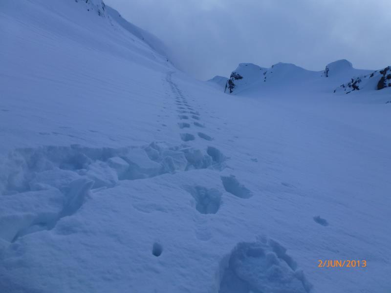 #5 Aiguille de la Bérangère : ça enfonce un peu Aiguille de la Bérangère : ça enfonce un peu