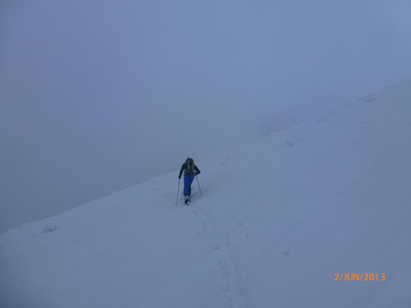 #2 Aiguille de la Bérangère : on y voit que dalle, pourvu que ça se degage Aiguille de la Bérangère : on y voit que dalle, pourvu que ça se degage