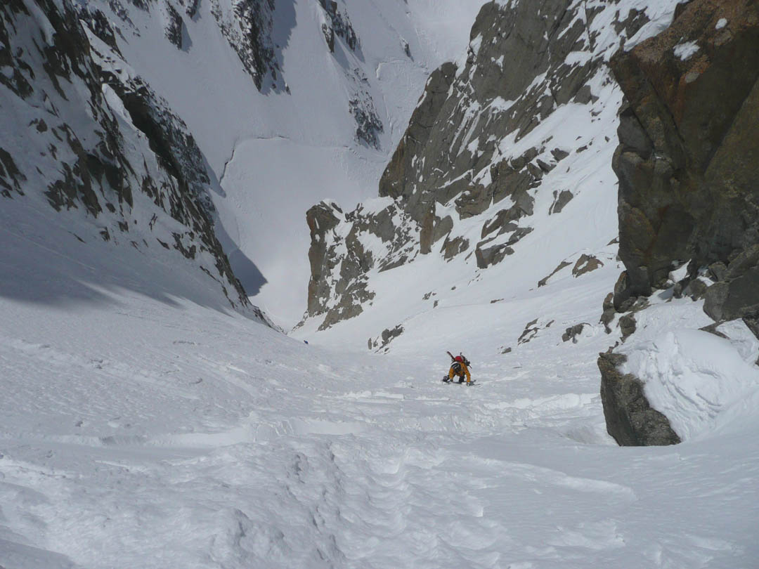 #13 Couloir : C Couloir : C'est parti, Hervé est déjà loin !