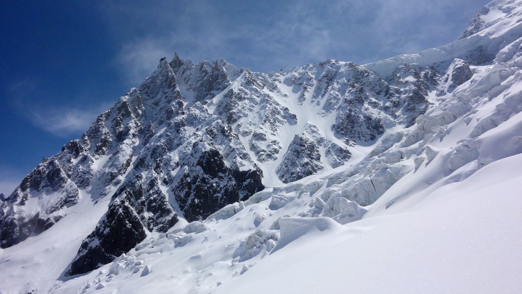#8 Aiguille versant ouest : rempli de couloir tous beaucoup skié dimanche Aiguille versant ouest : rempli de couloir tous beaucoup skié dimanche