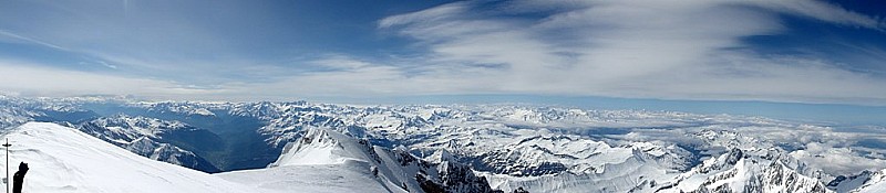 #23 depuis le sommet : pano vers le sud depuis le sommet : pano vers le sud