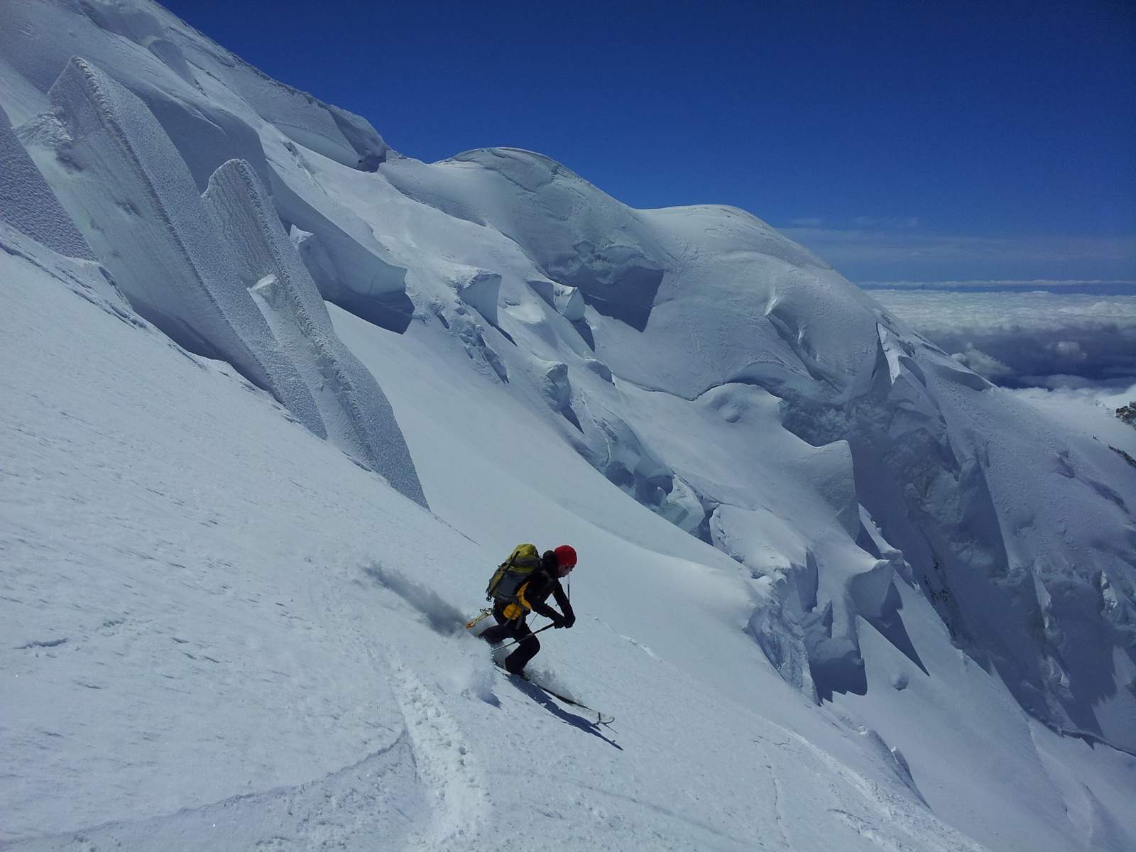#10 Mt Blanc : Grand ski sur un grand sommet Mt Blanc : Grand ski sur un grand sommet
