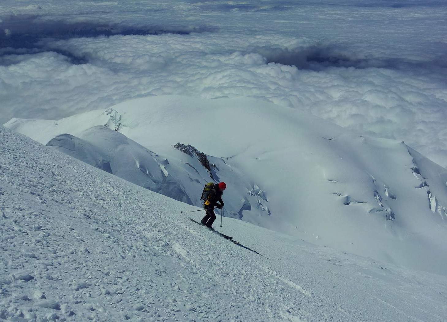 #8 Mt Blanc : Manu aux premiers virages Mt Blanc : Manu aux premiers virages