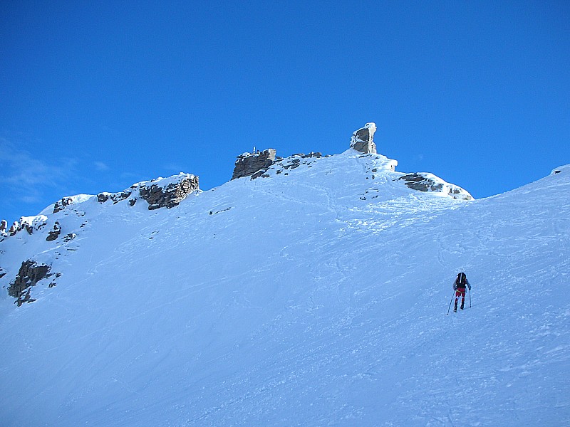 #8 Montée sommitale : Gédéon en termine avant l Montée sommitale : Gédéon en termine avant l' arrête !