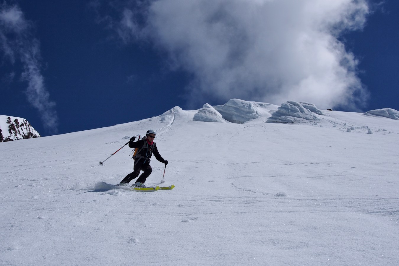 #21 Florence heureuse : Du superbe ski sur le glacier. Florence heureuse : Du superbe ski sur le glacier.