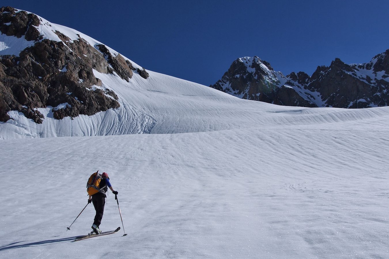 #8 Le glacier : Bien bouché sur l Le glacier : Bien bouché sur l'itinéraire.