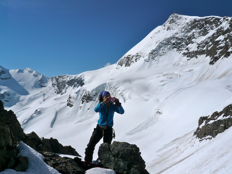 col du Greffier : vue sur les pentes Est de l'Albaron