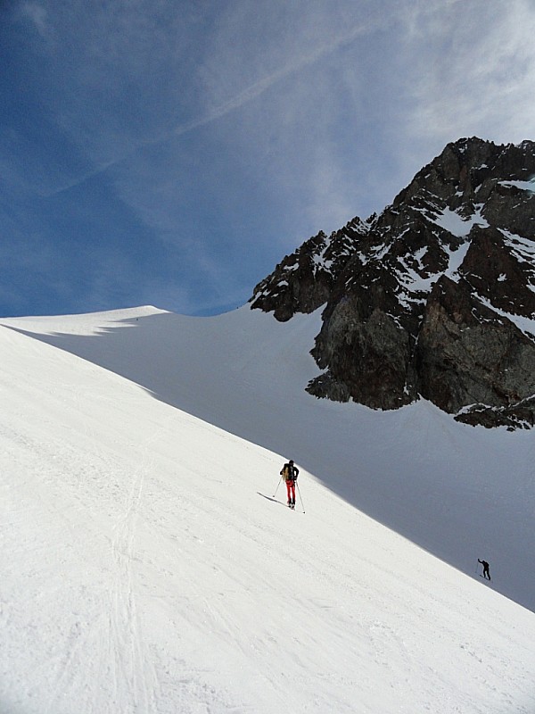 #8 Aiguille des Glaciers : Pente terminale Aiguille des Glaciers : Pente terminale