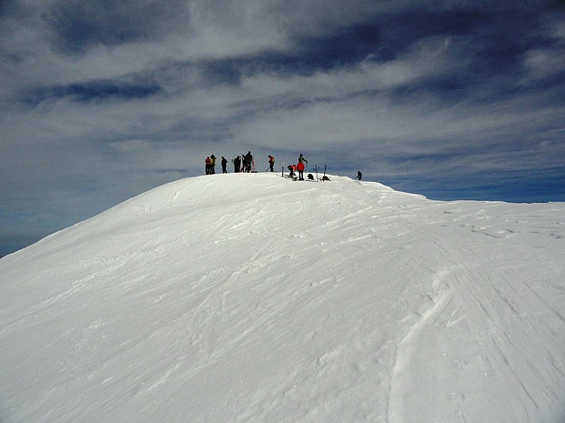 #9 Aiguille des Glaciers : Pas encore la foule mais ça arrive... Aiguille des Glaciers : Pas encore la foule mais ça arrive...