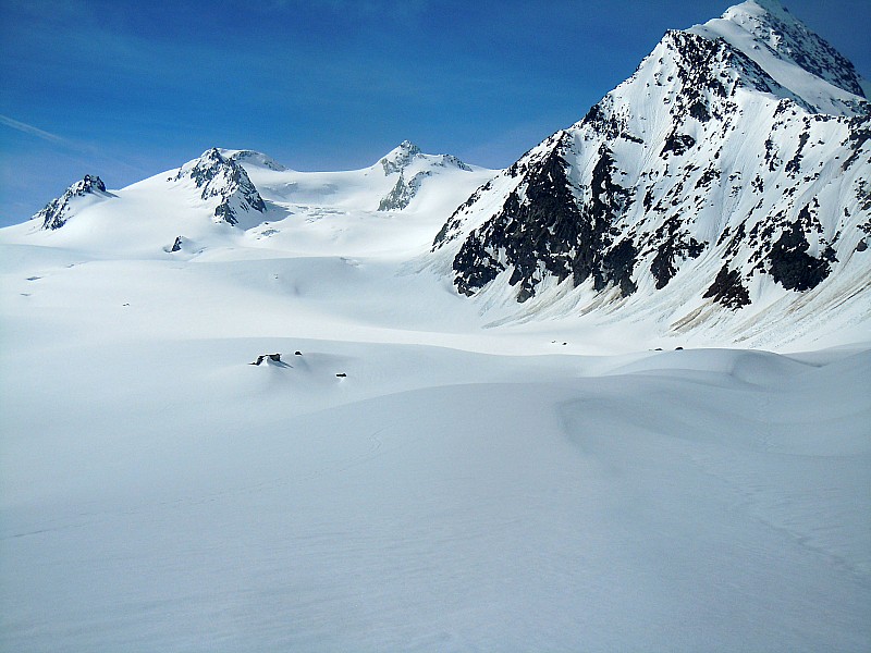 #8 Bifurc vers le Col du Borgne : Le Glacier de Gebroulaz et sa moquette Bifurc vers le Col du Borgne : Le Glacier de Gebroulaz et sa moquette