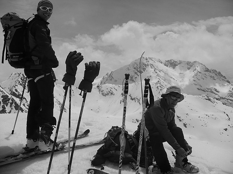 #2 Sommet du Mt de Péclet : Thomas et Marc Sommet du Mt de Péclet : Thomas et Marc
